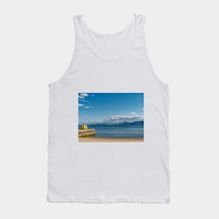 Pumpkin on the beach Tank Top